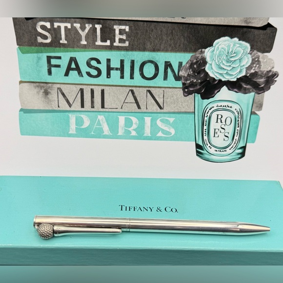 Vintage Tiffany & Co. Sterling Silver Golf Ball Pen Box & Pouch Collectors Dream - Picture 2 of 6